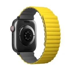 Uniq Revix Reversible Strap for Apple Watch 42/44/45mm - Lemon Yellow / Grey